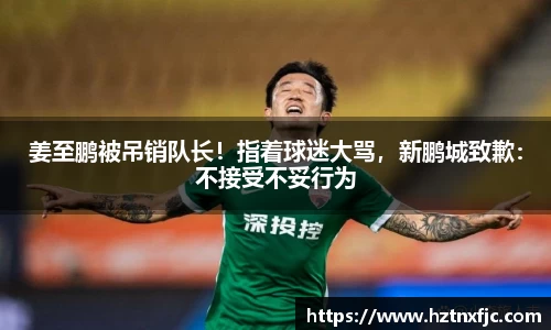 姜至鹏被吊销队长！指着球迷大骂，新鹏城致歉：不接受不妥行为